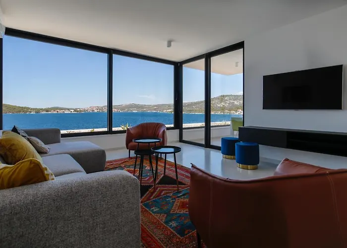 Daire Breathtaking Seafront Elegance Luxury Penthouse *